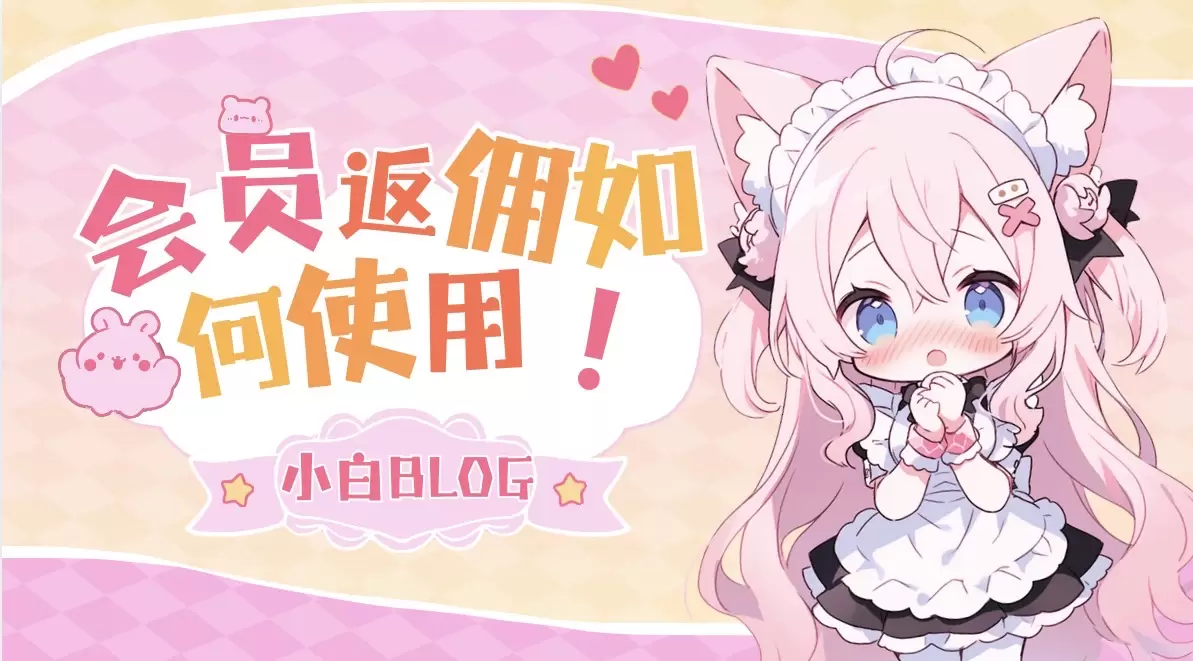 会员返佣功能介绍使用!-小白Blog